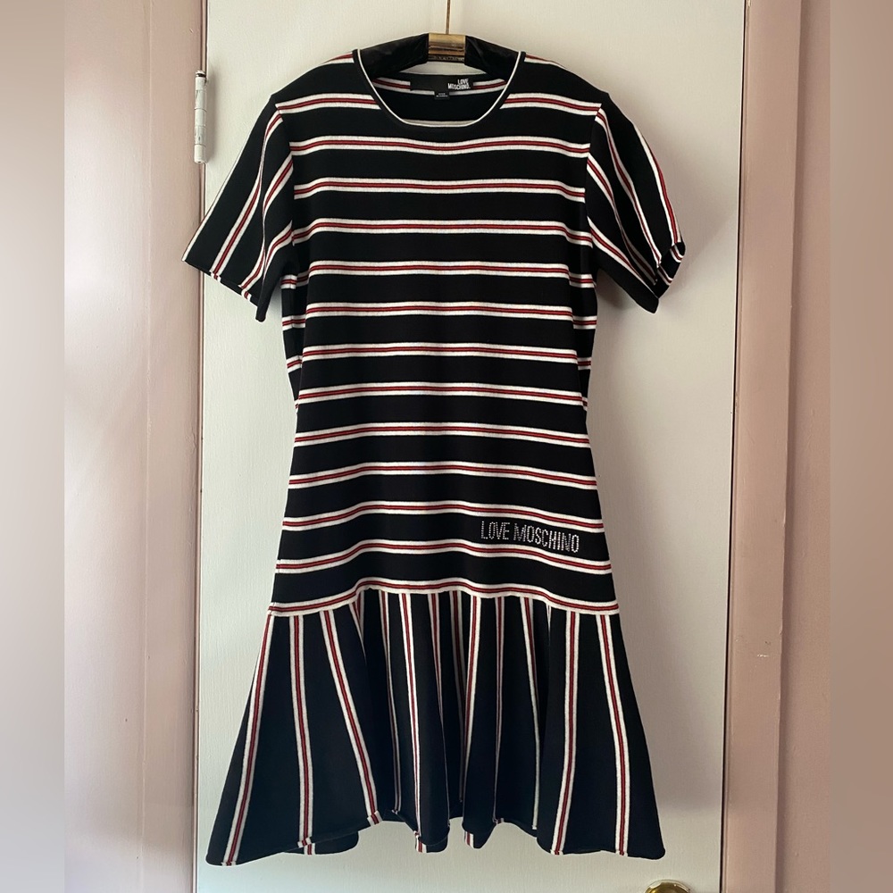 Love Moschino blended fabric knit dress